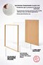 إطار ملصق خشبي طبيعي مقاس 20×30 سم، إطار فارغ، إطار خشبي-20×30 - 3