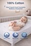 Baby Mattress Cover Liquid/Waterproof 100% Cotton Mattress Protector with Elastic Fitted Mother and Baby Mattress Cover