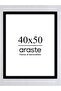 إطار 40x50 (بدون ملصق) - إطار Bos1002 أفقي عمودي مناسب للتعليق على الحائط - 2