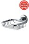 Chrome Stainless Brass Karaca Mounted Wire Soap Dispenser