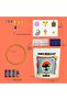 Beginner Punch Kit, Punch Embroidery Set, 6 Patterned Templates - 2