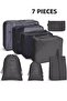 Travel Organizer Suitcase Packing Set Storage Cases, Duffle Bag, Portable Luggage 7 Pieces