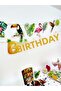 Tropical Happy Birthday Banner – Tropical Letter Design Wall Decoration - 3