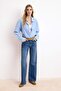 Mavi Normal Bel Uzun Boy Az Esnek Wide Leg Jeans TWOSS26JE00119 - 3