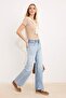 Mavi Yüksek Bel %100 Pamuk Wide Leg Geniş Paça Jeans TWOSS26JE00256