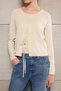 Teen Stone 100% Cotton Fitted/Fitted Full Patch Long Sleeve Stretch Knitted Blouse Twoss26Bz00232 - 3