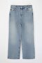 Mavi Paça Kesikli Lastikli Bel %100 Pamuk Non-Stretch Geniş Paça/Wide Leg Jeans TBBSS26CJ00016 - 5