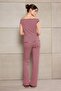 Teen Çok Renkli Çizgili Fitted/Vücuda Oturan Boru Paça Esnek Örme Alt-Üst Takım TWOSS26AU00024 - 5