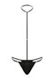 Black Tulle Tie-Detail Neck-Tie Babydoll/Fantasy Nightgown THMSS26LL00016 - 5