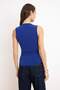 Cobalt Fitted/Cut-Out Detailed Accessory Stretch Knitted Blouse Twoss25Bz00402 - 4