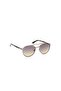 Round matte gunmetal gradient smoke sunglasses - 7