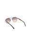 Round matte gunmetal gradient smoke sunglasses - 3