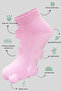 3 Pairs of Women's Bamboo Seamless Booties Socks - 3