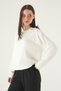 Ecru guler rotund Sweat 8277A