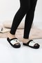 Women's Cat Furry Open Front House Slippers - 2