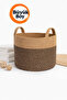 Multi-Purpose Mesh Organizer Basket, Toy Basket, Dirty Laundry Basket Bohemian Decoration Organizer