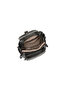 Iverelle Dark Gray Washed Leather Cover Detailed Multi-Compartment Stylish Backpack Shoulder Crossbody Bag - 6