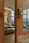 Pimapen Door Lock Pimapen Window Lock Window Safety Lock Chain Lock 6 Pieces Brown