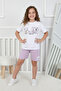 Belle Print Girl's Shorts Set