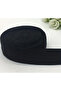 3cm Black Color Woven Elastic-Waist Leg Skirt Flat Elastic - Elastic Band / 10m