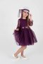 Girl's Hat and Tulle Lace Trend Evening Dress Ak2228