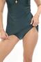 Women's Green Slip Dress with Straps, One-Piece Swimsuit, Lycra, Flexible, Stylish, High Quality, with Chest Pad - 5
