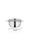 Stainless Steel 6-Piece Induction-Based Cookware Set (14-16-18cm) - 8