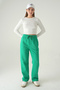 1600 Waist Tie-Up Tracksuit Green - 7