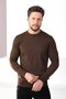 Men's Nescafe Crew Neck Superfine Knitwear Sweater - 4