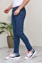 Men's Jeans Skinny Fit Lycra Blue Nails Jeans - 3
