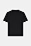 Black Standard Fit Crew Neck T-Shirt - 2