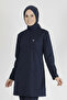 Lycra Nurse Uniform Hijab Single Top Navy Blue