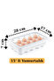 Egg Storage Container 15 Pieces 2 Pieces, Sterile Egg Bowl, Lid Egg Organizer - 3