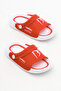 Children's Unisex Red Poly Sole Logo Slippers - 4