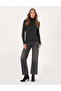 Anthracite Slim Fit Turtleneck Basic Sweater 50310886-Vr006 - 4