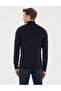 Navy Blue Slim Fit Turtleneck Sweater 50300500-Vr033 - 5