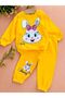 Baby Girl Long Sleeve Seasonal Rabbit Printed Baby Set 18-24 MONTHS - 2
