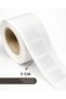 Çankaya Square Cut Transparent Adhesive Tape Label 1000 Pieces Roll 5 cm