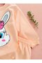 Baby Girl Long Sleeve Seasonal Rabbit Printed Baby Set 18-24 MONTHS - 5