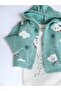 Baby Boy Mini Bear Patterned 3 Piece Seasonal Bodysuit Set / Top and Bottom Set Newborn - 7