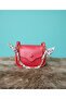 Red Color Women's Hand and Shoulder Bag with Closed Magnet Is Our Scarf Gift - 4
