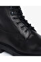 Men's Black Genuine Leather Casual Boots 4K1Yb17791 - 4