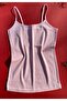 Cotton 4-Piece String Strap Green, Light Blue, Pink and Ecru Report Ribbed Women's Tank Top - 3