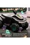 Giddy ATV Electric Bike for Kids | Rechargeable Electric Ride-On with Lights, USB & Music (Black) - 6