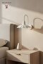 Risso White Metal Sconce Kitchen Indoor Living Room Cafe Office Patisserie Modern Decorative Sconces - 4