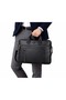Unisex Black 14 Inch Briefcase and Laptop Bag - 2