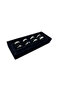 Suede Fabric Black Color 18 / 7 cm Roll Drawer Ring Stand