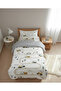 Double-Sided Quilted Children's Quilt with Business Machine and Road Patterns - 160X220 cm - 7