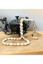 Arpa Kesim Sistem Natural Ram's Horn Prayer Beads with Tassels - 3
