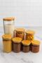Sona - 7 Piece Glass Storage Container with Bamboo Lid